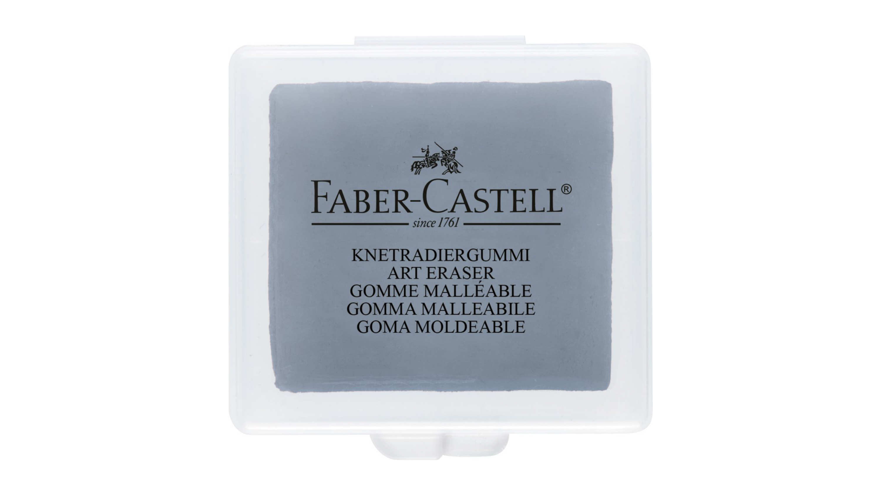 Goma moldeable gris con estuche Faber Castell