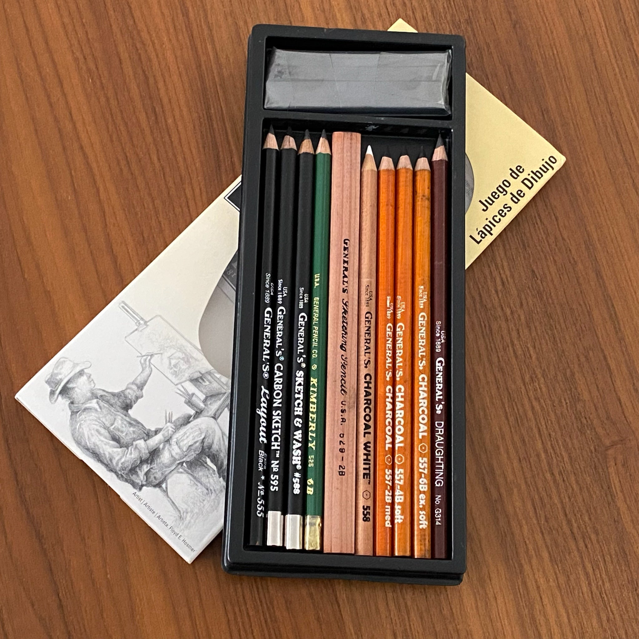 Caja lápices dibujo Lyra Sketching set